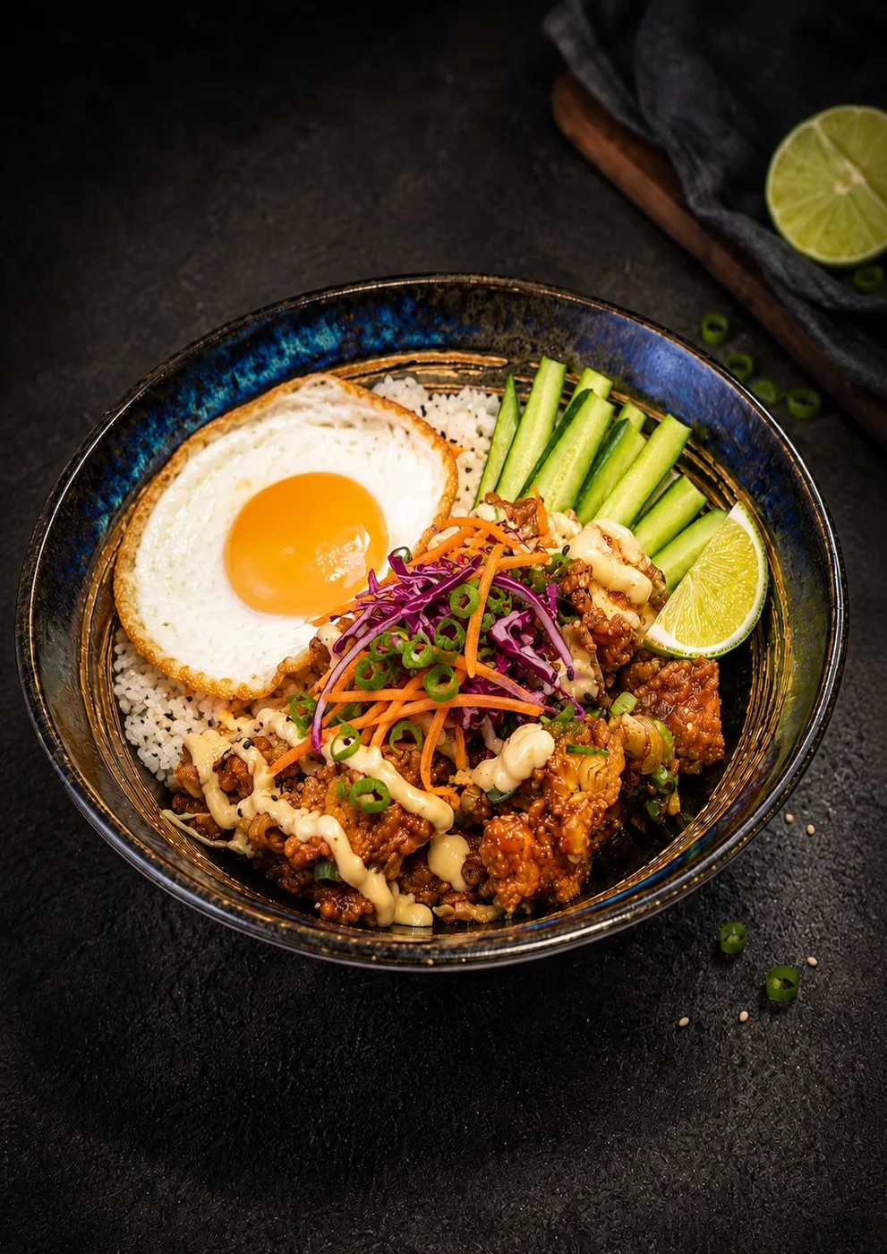Krapow Gai Grob bowl