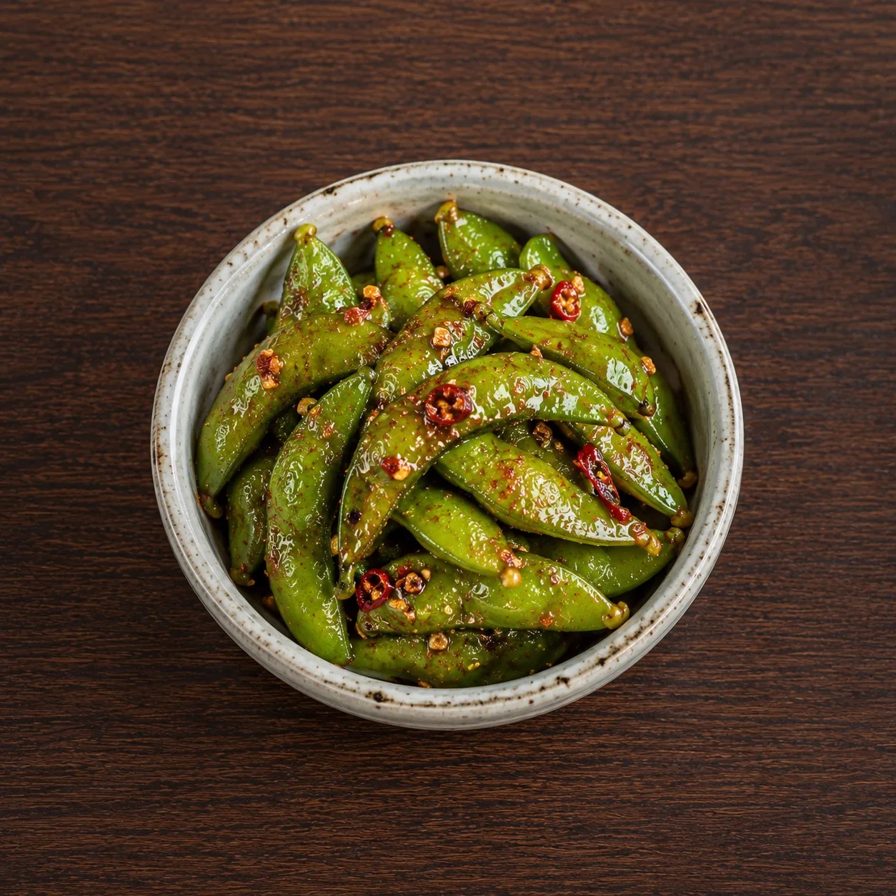 Spicy edamame