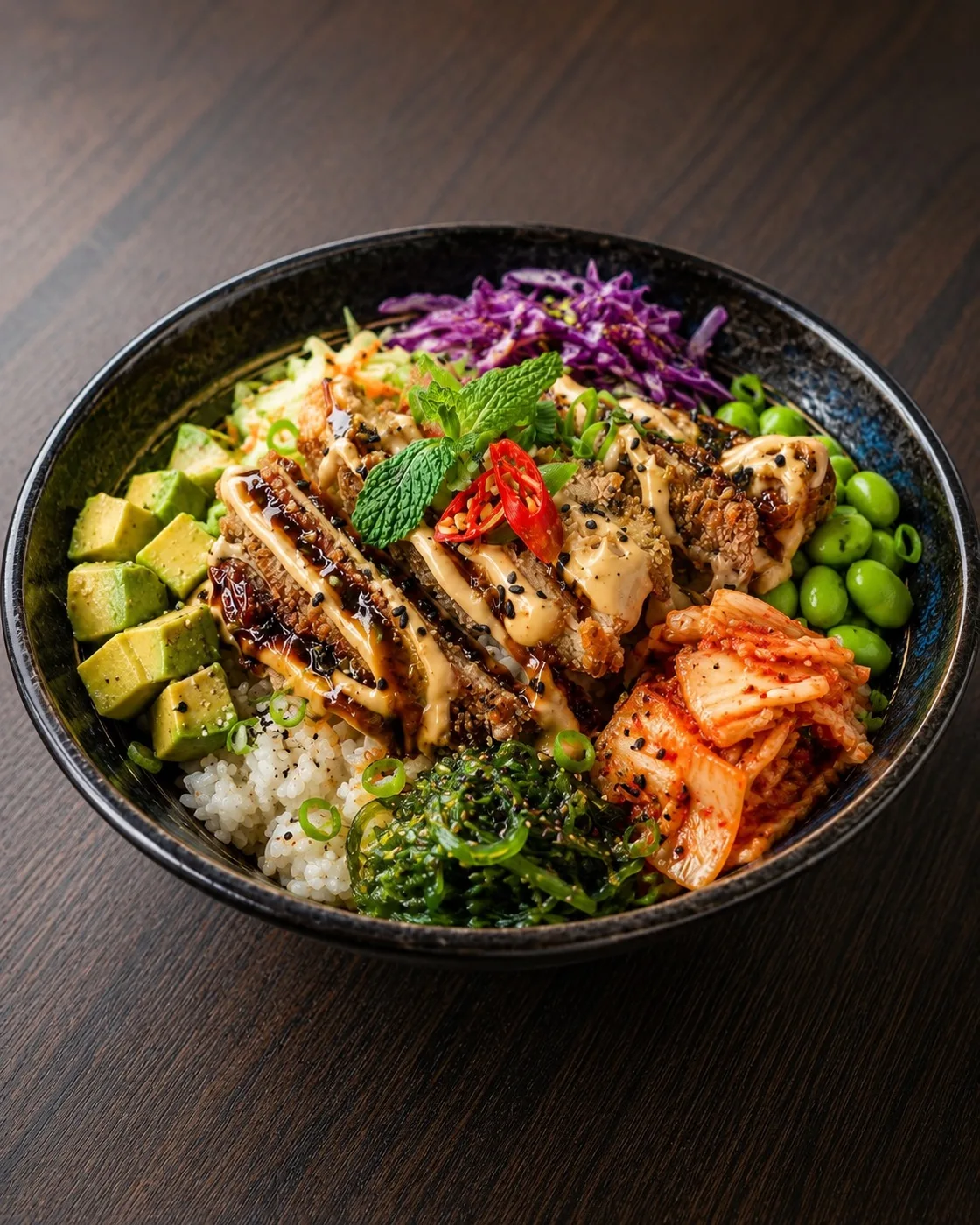 Special bowl med krispig kyckling