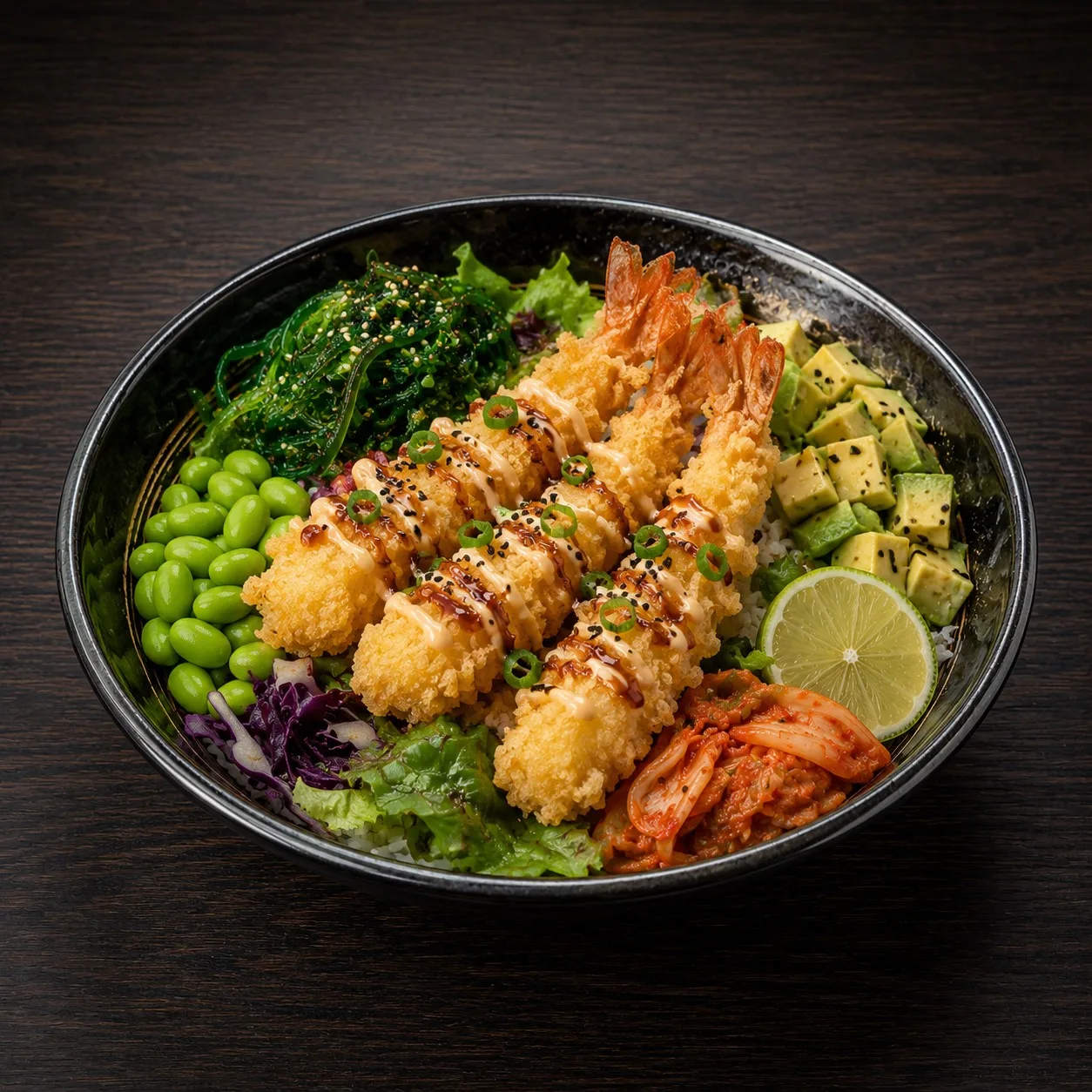 Special bowl med shrimp tempura