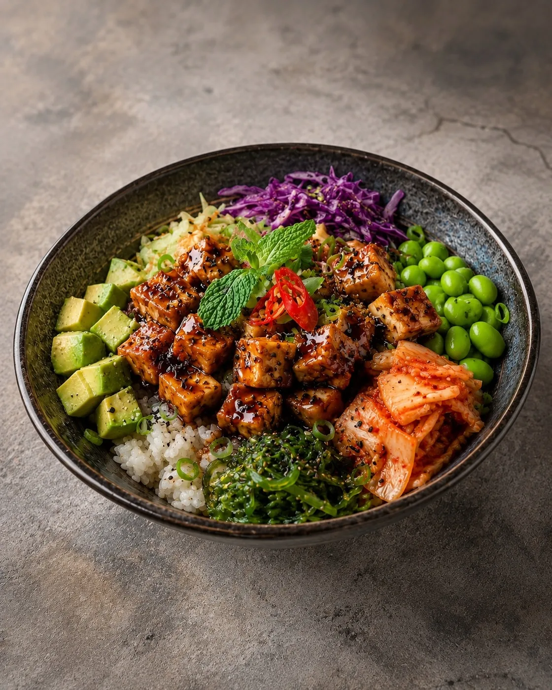 Special bowl med tofu teriyaki